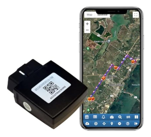 Rastreador Gps Accutracking Vtplug Tk374 Para Vehículos