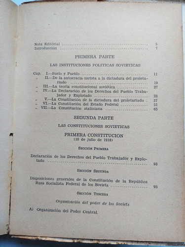Imagen 5 de 9 de Derecho Constitucional Sovietico. Segundo Quintana. 52827