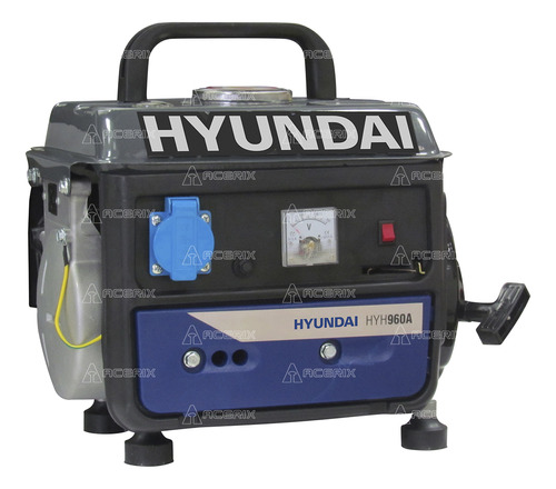 Generador Hyundai Nafta Deluxe 63cc Mónofasico Hyh960 Acerix