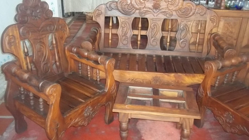 Juego De Recibo Madera Saman
