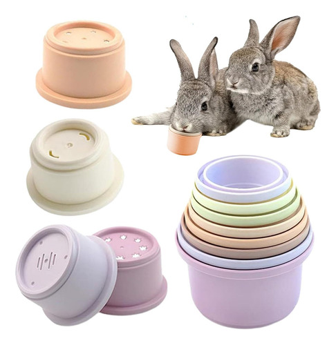 Tazas Apilables De Conejos -juego De Apilamiento Y Anidación