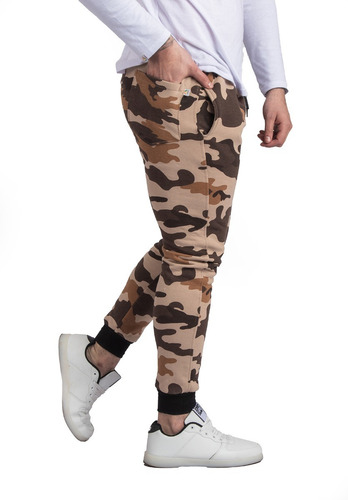 Imagen 9 de 10 de Jogger Camuflado Jogging Tactico Algodon Urbano A66