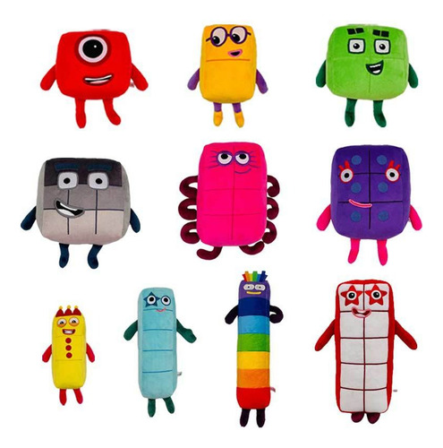 Peluche Numberblocks Número Ocho