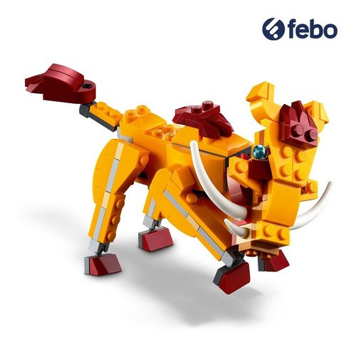 Imagen 8 de 12 de Lego Bloques Creator Animales Salvajes 3 En 1 31112 Cantidad De Piezas 224
