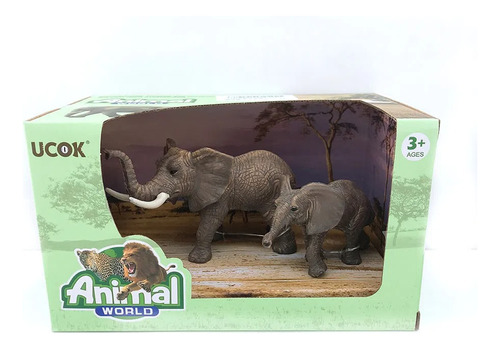 Animal World Elefantes X2 (11134)