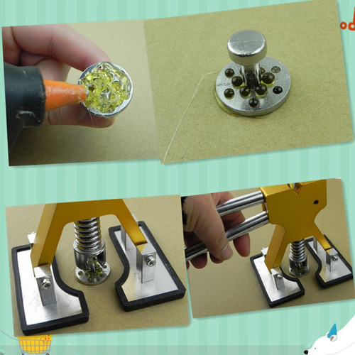 Y Kit De Herramientas Auto Pdr, Aluminio, Pegamento Extr, 8