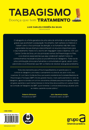 Tabagismo: Doença que tem Tratamento, de (Organizador) Silva, Luiz Carlos Corrêa da. Editorial Artmed Editora Ltda., capa dura em português, 2012