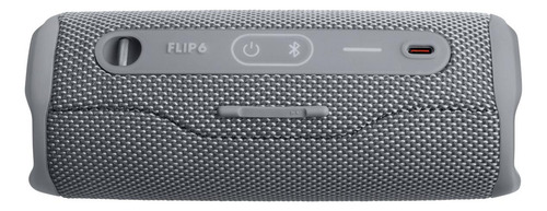 Parlante Jbl Flip 6 Jblflip6 Portátil Con Bluetooth Waterproof Gris