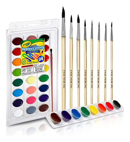 Crayola Pintura Lavable Juego De Pintura De Acuarela  Inclu