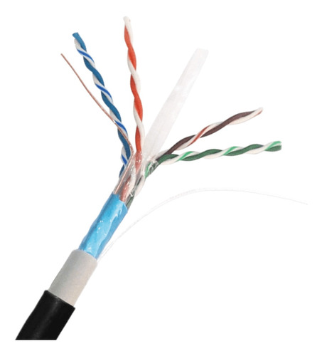 Cable Ftp Exterior 24awg Cat5e 100mts Aw