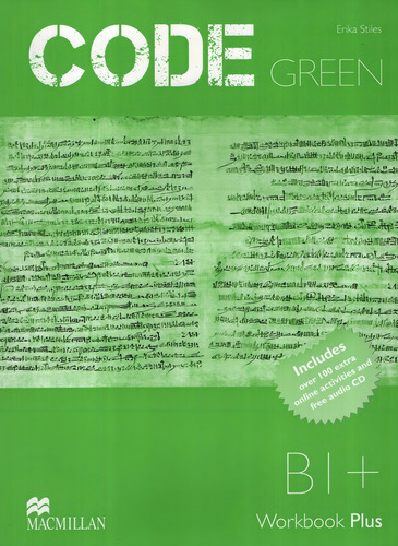 Code Green B1+ - Pasta de trabalho e CD de áudio (inclui Code Practice Online), de Aravanis, Rosemary. Editorial Heinemann, capa mole em inglês internacional, 2010