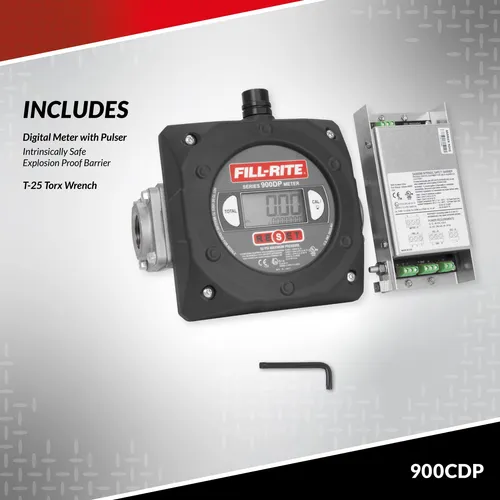Fill-rite 900cdp 1 6-40 Gpm(23-151 Lpm) Medidor Digital De .