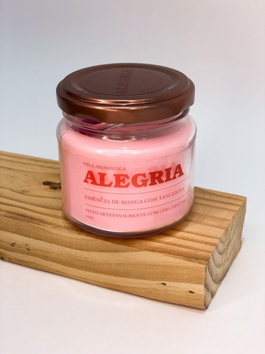 Imagem 1 de 2 de Vela Aromática - Alegria 100gr