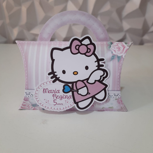 Kit 50 Personalizados Hello Kitty