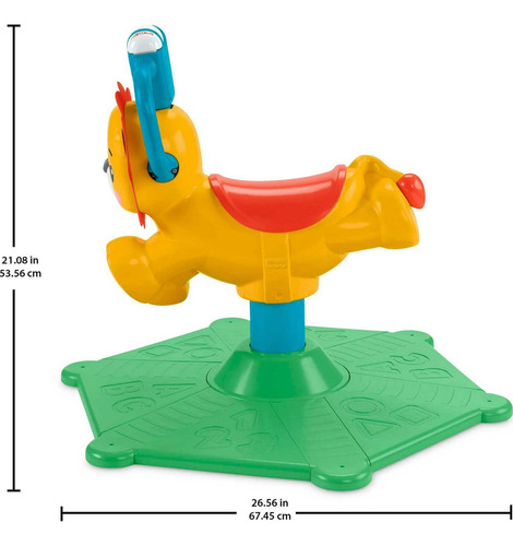 Fisher Price Bounce And Spin Lion Leon Que Rebota Y Gira / H