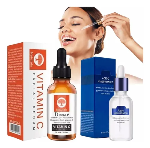 comprar Dúo Facial Serum Ácido Hialurónico B5 Y Serum Vitamina C