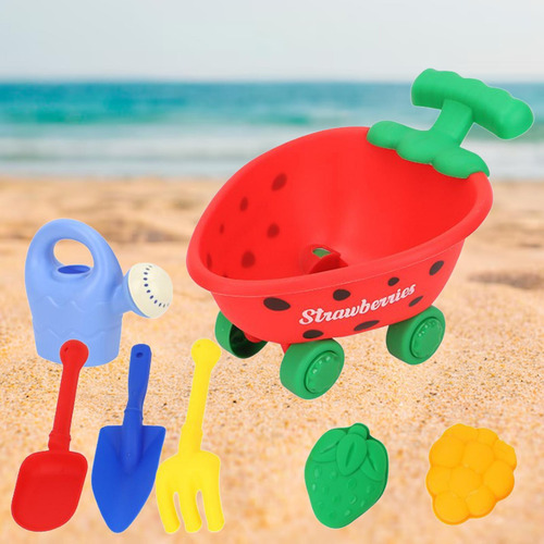 Juguetes De Arena De Playa Para Niños, Juego De Rojo