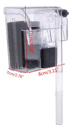 Cascada Colgar En Bomba De Oxígeno Externa Filtro De Agua Pa