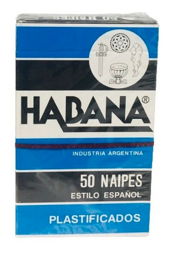 Naipe Habana X 50 Cartas Plastificad Pack X12 Ar1 Ha50