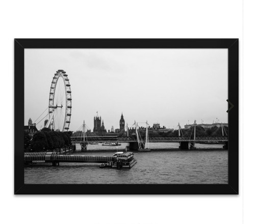 Quadro Decorativo London Eye - Roda-gigante A3