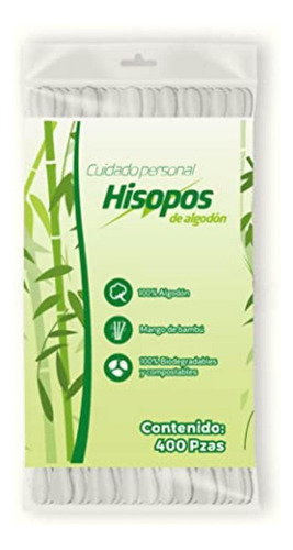 Hisopos 400pz Cada Bolsa Six Pack