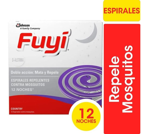 Espirales Para Mosquitos Fuyi Country Fresh  Exterior X 12u