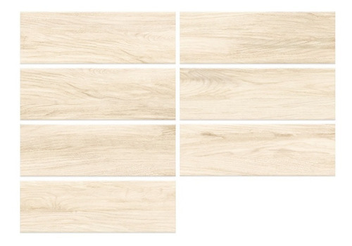 Imagen 3 de 5 de Ceramica Revestimiento Piso Pared Simil Madera Clara 20x60