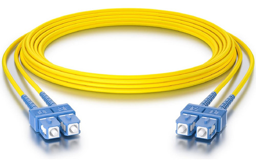 Patch Cord Fibra Optica Monomodo Sc/sc Lszh Os2, 10m, Mmc