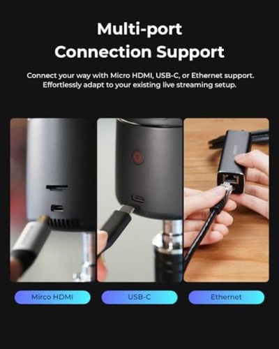 Obsbot Tail Air Ndi Streaming Camera 4k, Cámara Ptz De Segui