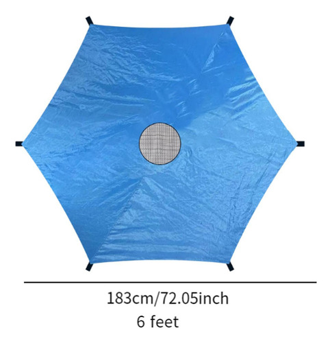 - Toldo De Protección For Trampolín, Resistente Al 6 Pies