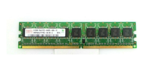 Memoria 512mb Hynix Ddr2-800 Pc2-6400e Ecc Hymp564u72cp8-s6