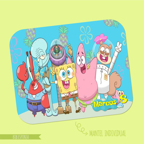 Bob Esponja Kit Cumpleaños Imprimible Editable Candy Bar