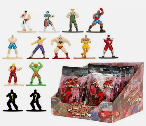 Street Fighters Nano Metal Figs Colección (Usado)