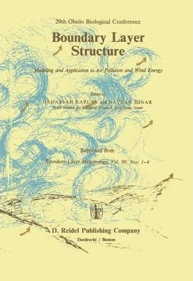 Libro Boundary Layer Structure : Modeling And Application...