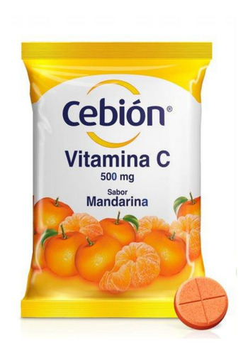 Cebión Masticables Vitamina C Mandarina 12 Pack 144 Tab