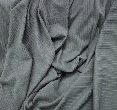 Tela Por Metro Morley Gamuzado Con Spandex 1.5m De Ancho Negro