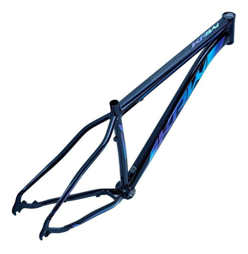 Quadro Bicicleta Spotlight Aro 29 Alumínio Mtb - Krw Cor Preto/azul E Roxo