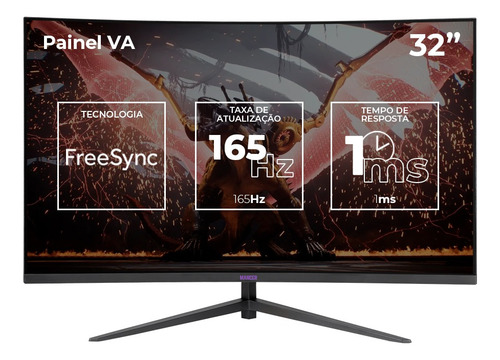 Monitor Gamer Mancer Valak Uz32s 32 Va Crv Fhd 1ms 165hz Fs