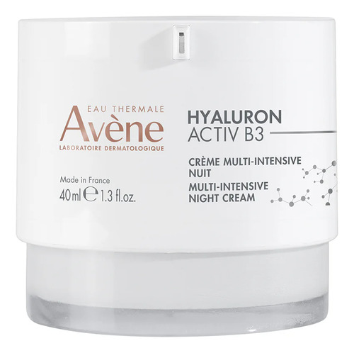 Avene Hyaluron Active B3 Crema Noche Antiedad Intensiva 40ml Todo Tipo De Piel Día/noche