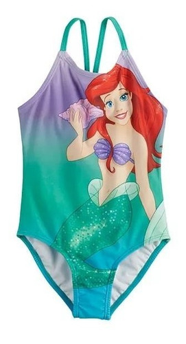 Ropa De Baño Ariel De Disney Para Niñas Importado