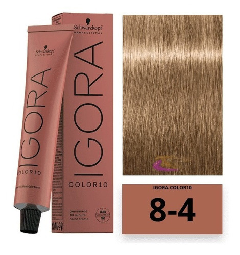 Coloração Igora Color 10 8-4 Louro Claro Bege 60g