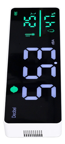 Medidor De Sonido 30-130 Dba, Detector De Ruido, Pantalla Le