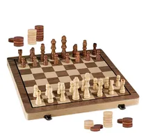 Comprar Juegos De Ajedrez De Madera Juego De Mesa De Ajedrez Y Damas