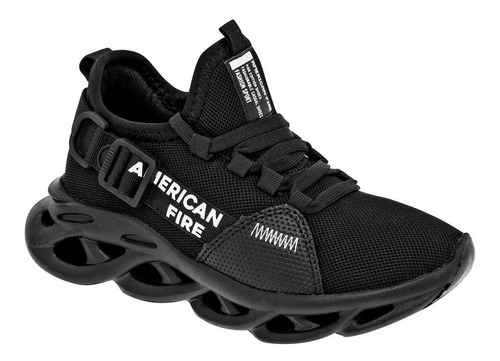 Tenis Hombre American Fire Negro 100-663