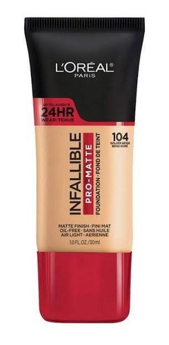 Base Infallible Pro Matte Loreal 104 - mL a $3000