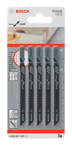 Seguetas P/madera T111c 630033-667300 Bosch