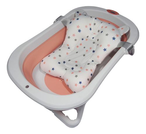 Banheira Infantil De Bebe Banho Conforto Marca Temperatura