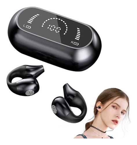 Auriculares Bluetooth De Conducción Ósea Con Clip El Oído