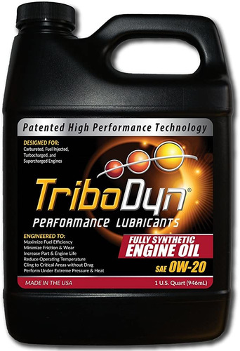 Tribodyn 0w20 Full Synthetic Motor Oil - 1 Us Quart