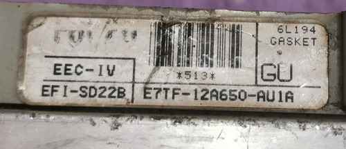 Computadora Ford F150 Bronco 1987-1988 5.0l E7tf12a650au1a (Usado)
